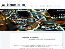 Tablet Screenshot of netronics.nl